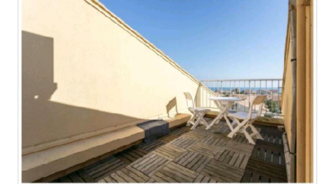 F3 Narbone-Plage Avec Solarium 250M De La Mer Vue Mer Et Clape Narbonne-Plage Exterior photo